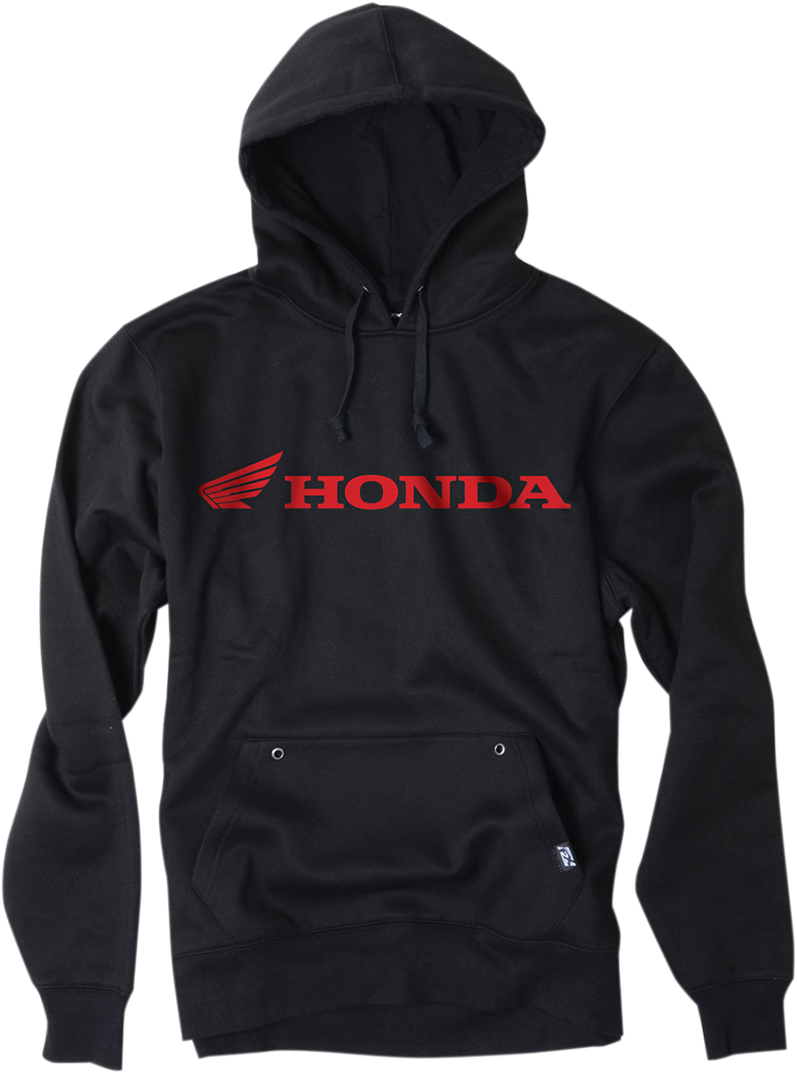 FACTORY EFFEX Honda Sudadera con capucha horizontal - Negro - Grande 15-88372 