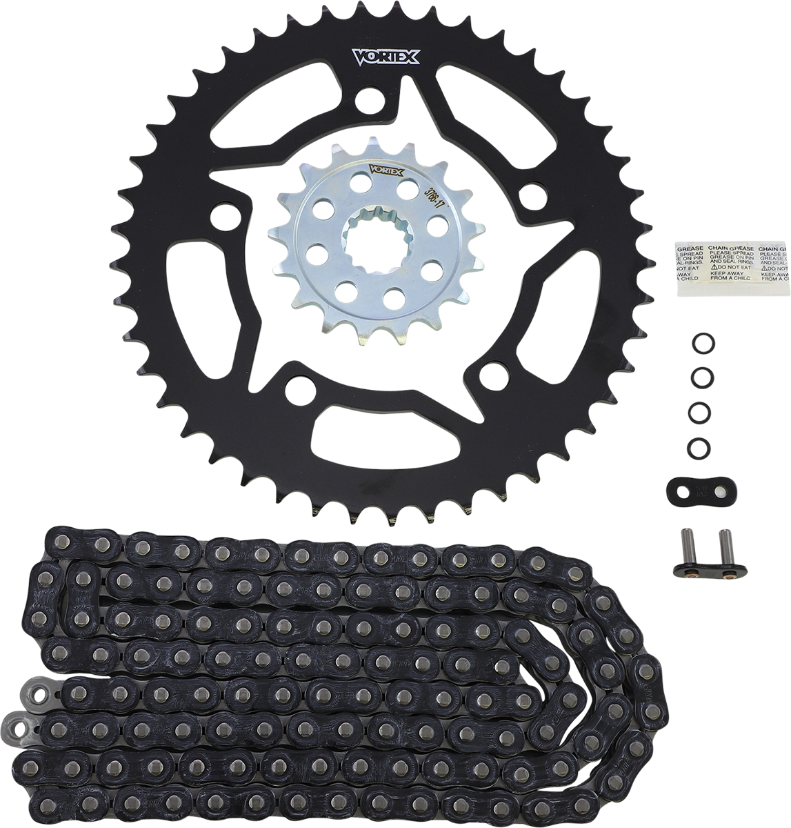 Kit de cadena VORTEX - Negro CK7618 