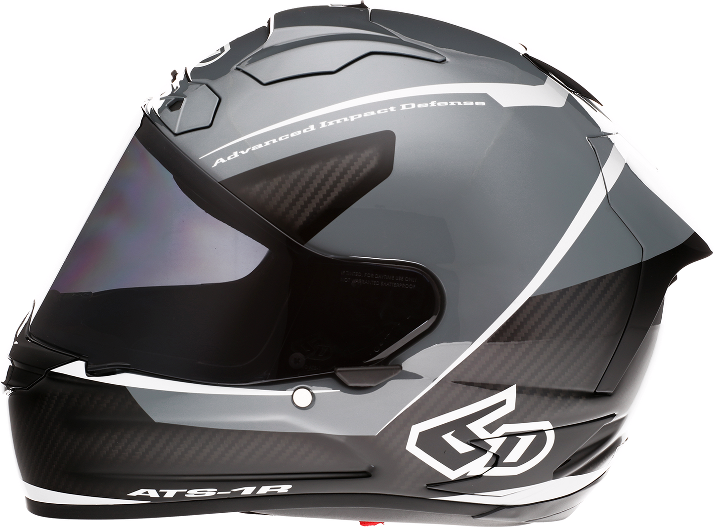 6D ATS-1R Helmet - Alpha - Silver - Small 30-0585