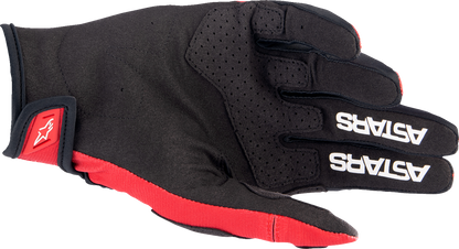 Guantes ALPINESTARS Techstar - Rojo cálido/Negro - Grande 3561023-3110-L 