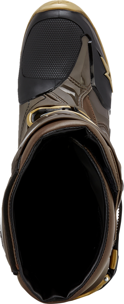 ALPINESTARS Limited Edition Squad '23 Tech 10 Boots - Brown/Gold - US 10 2010020-839-10