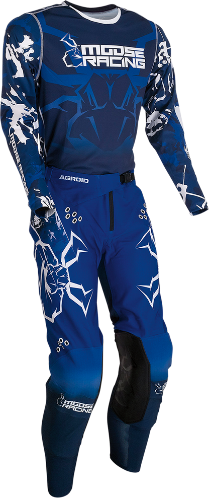 MOOSE RACING Agroid Jersey - Blue/White - 3XL 2910-7011