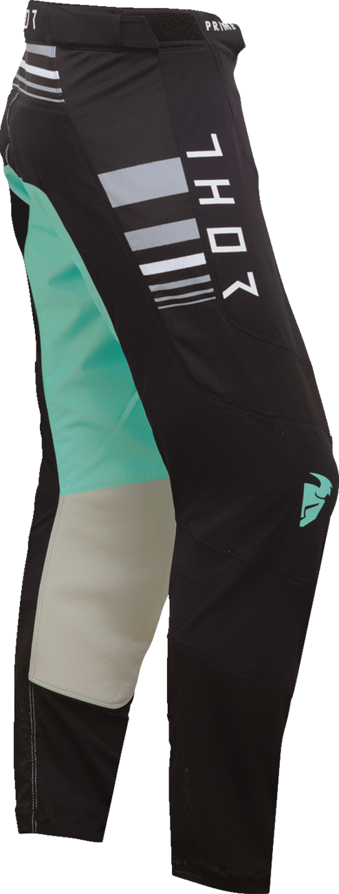 THOR Women's Prime Blaze Pants - Black/Mint - 1/2 2902-0349