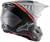ALPINESTARS SM5 Helmet - Rayon - Black/White/Orange - Medium 8304121-1242-MD