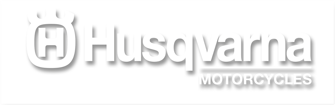 Calcomanía troquelada FACTORY EFFEX - 3' - Husqvarna White 22-94654 