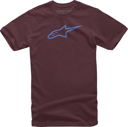 ALPINESTARS Ageless T-Shirt - Maroon/Blue - Large 1032-720308370L