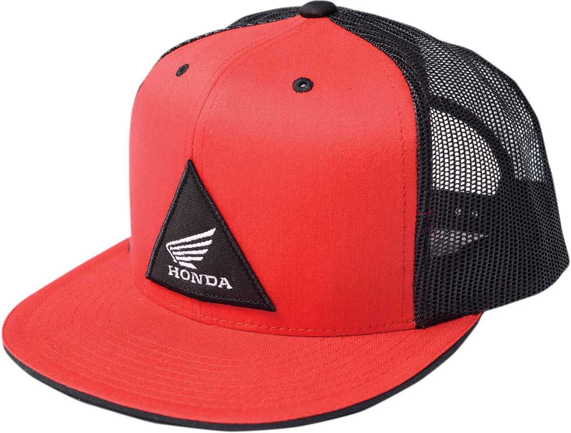 FACTORY EFFEX Honda TRI Snapback Hat - Negro MALLA QUIZÁS ROJO O NEGRO 18-86200 