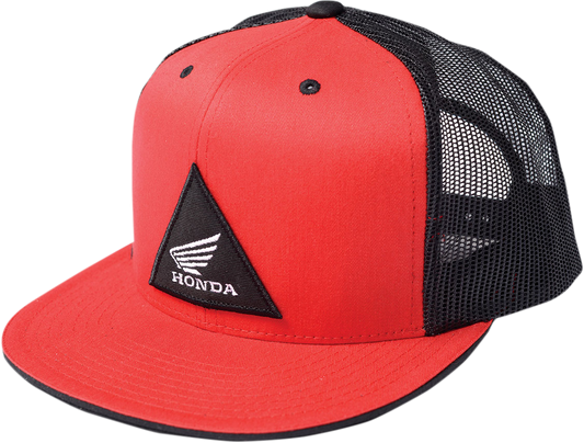 FACTORY EFFEX Honda TRI Snapback Hat - Negro MALLA QUIZÁS ROJO O NEGRO 18-86200 