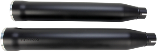 Silenciadores COBRA RPT de 3" para Softail '07-'17 - Negro 6053B 