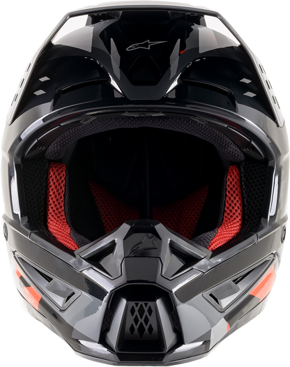 ALPINESTARS SM5 Helmet - Rover - Gray/Red - XS 8303921-1392-XS