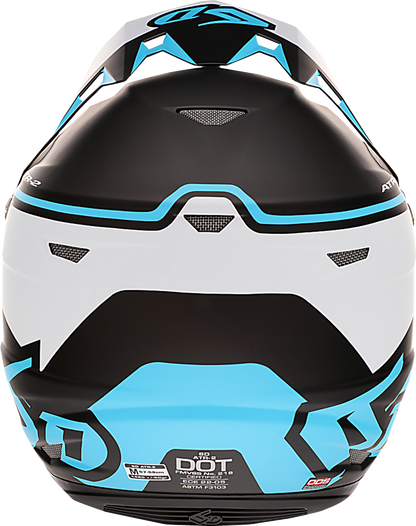 6D ATR-2 Helmet - Drive - Cyan - Large 12-2727