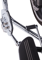 Placa CIRO Twin Rail - Con adaptador - Cromo 60201 