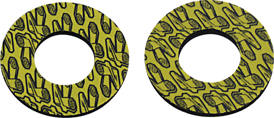 RENTHAL Grip Donutz - Black/Yellow G205