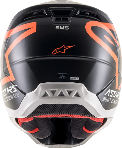 ALPINESTARS SM5 Helmet - Compass - Matte Black/Orange Fluo - XS 8303321-1149-XS