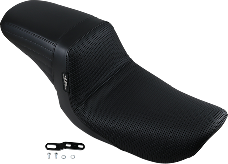 LE PERA Kickflip Seat - Basketweave - Black - FXD '96-'03 LN-591BW
