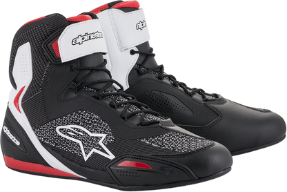 Zapatos ALPINESTARS Faster-3 Rideknit - Negro/Blanco/Rojo - US 12 2510319123-12 