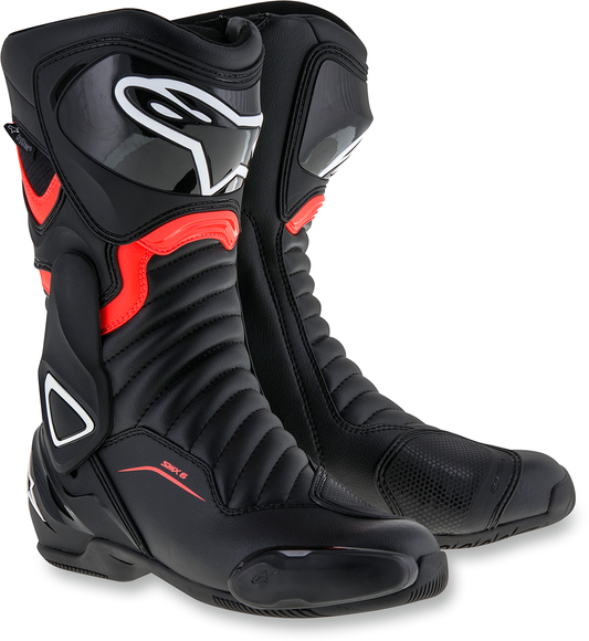 ALPINESTARS SMX-6 v2 Drystar® Boots - Black/Red - US 12.5 / EU 48 2243017-1030-48