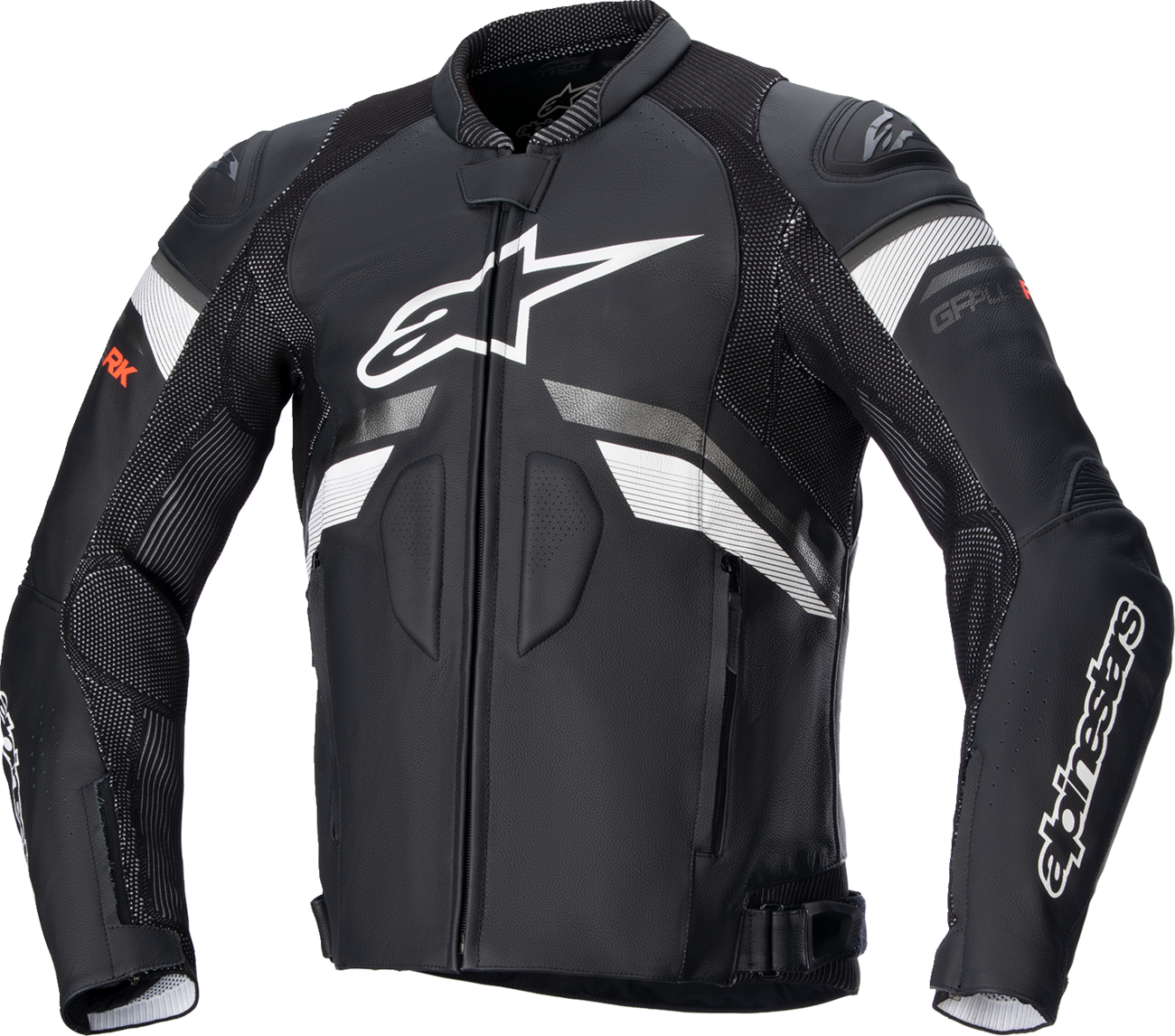 ALPINESTARS GP Plus R v3 Rideknit Leather Jacket - Black/White - US 40 / EU 50 31003211250