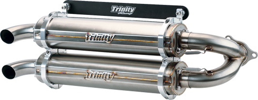 TRINITY RACING Stainless Steel Slip-On Muffler TR-4152S-SS