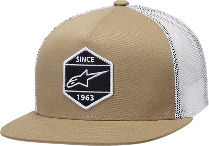 ALPINESTARS Bolt Trucker Hat - Sand/White - One Size 1213810142320OS