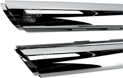 VANCE & HINES Twin Slash Mufflers - Chrome 16843