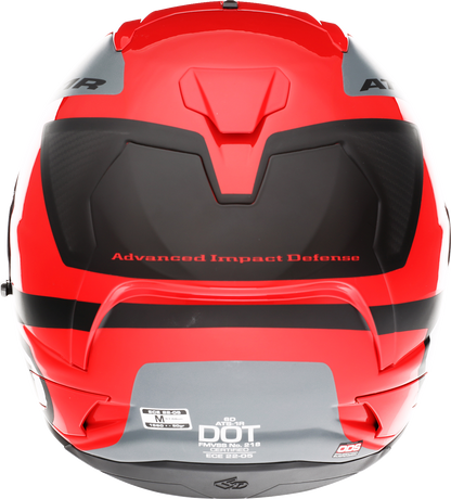 6D ATS-1R Helmet - Wyman - Red/Gray - Small 30-0735