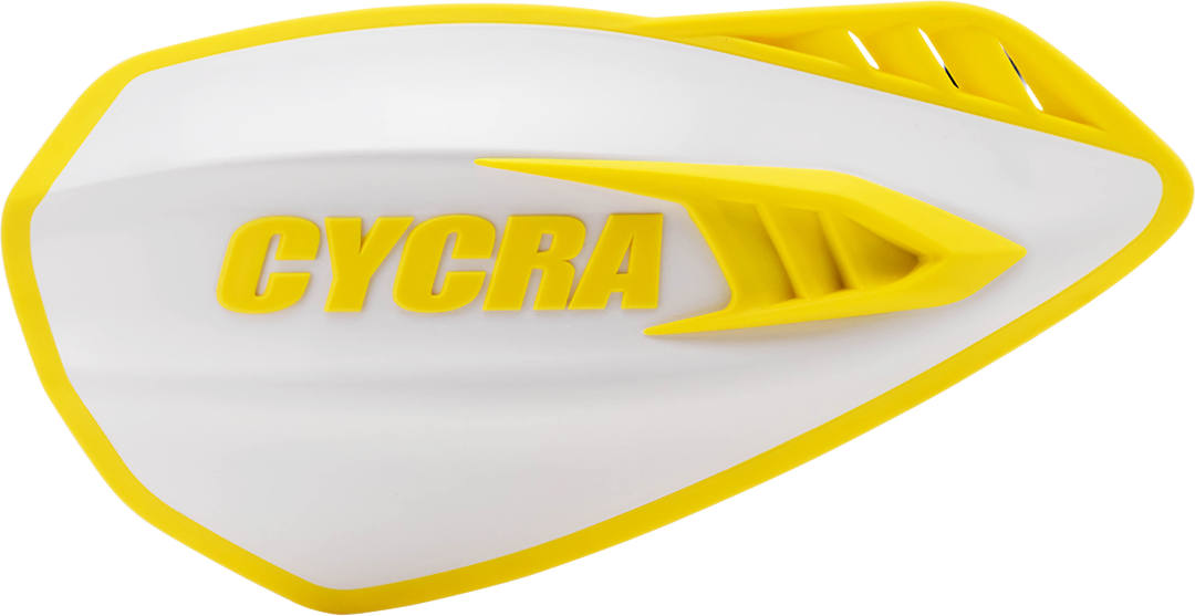 CYCRA Handguards - Cyclone - White/Yellow 1CYC-0056-234