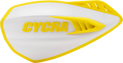 CYCRA Handguards - Cyclone - White/Yellow 1CYC-0056-234