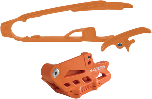 Kit deslizante y guía de cadena ACERBIS - KTM - Naranja 2319600036