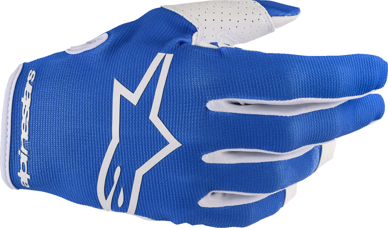 Guantes de radar para jóvenes ALPINESTARS - UCLA azul/blanco - Medianos 3541823-7262-M 