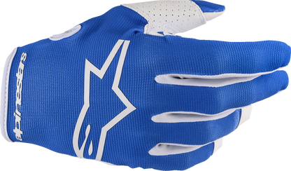 Guantes de radar para jóvenes ALPINESTARS - UCLA azul/blanco - Medianos 3541823-7262-M 