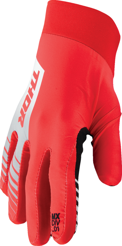 THOR Agile Gloves - Analog - Red/White - XS 3330-7657