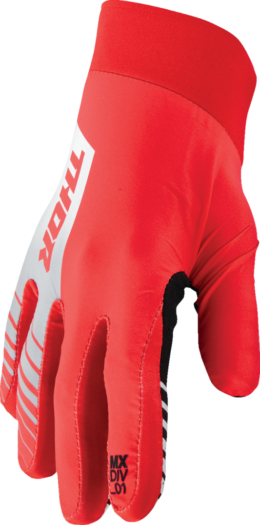 THOR Agile Gloves - Analog - Red/White - XS 3330-7657