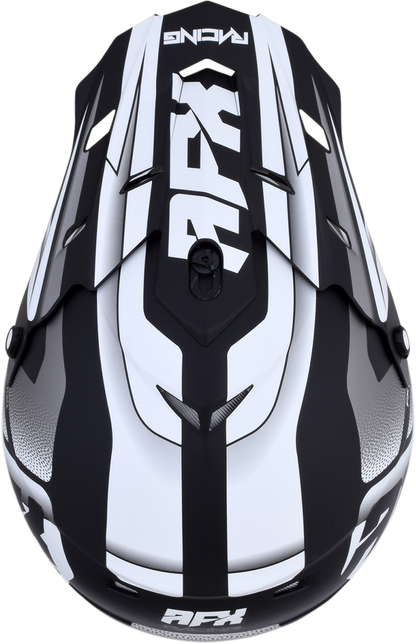 AFX FX-17 Helmet - Force - Matte Black/White - Large 0110-5199