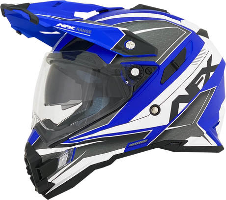 AFX FX-41 Helmet - Range - Matte Blue - Large 0140-0073