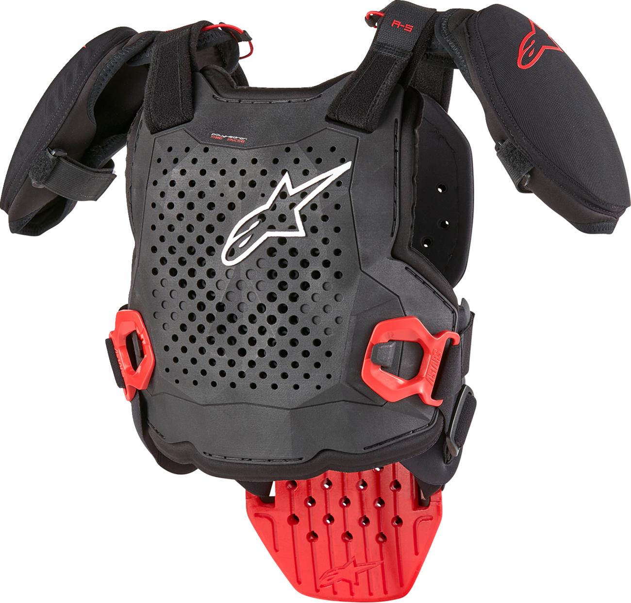 Armadura ALPINESTARS Youth A5 S v2 - Negro/Blanco/Rojo - S/M 6740224-123-S/M 