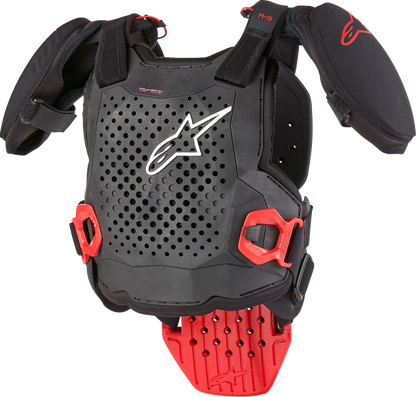 ALPINESTARS Youth A5 S v2 Chest Guard - Black/White/Red - S/M 6740224-123-S/M