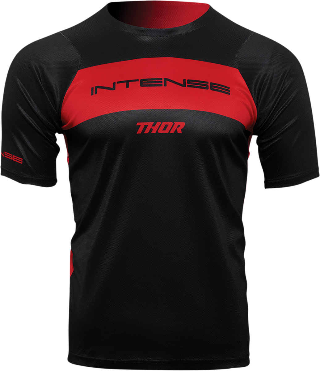 THOR Intense Dart Jersey - Black/Red - Medium 5120-0152