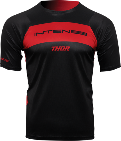 THOR Intense Dart Jersey - Black/Red - Medium 5120-0152