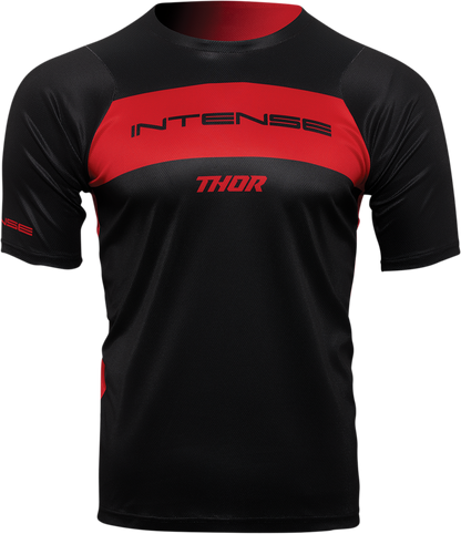 THOR Intense Dart Jersey - Black/Red - Small 5120-0151