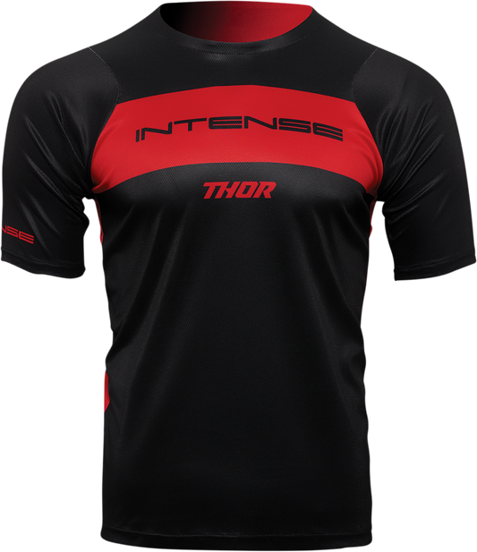 Camiseta THOR Intense Dart - Negro/Rojo - Pequeña 5120-0151 