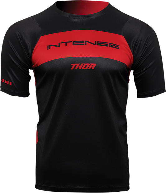 THOR Intense Dart Jersey - Black/Red - Small 5120-0151