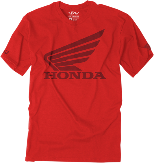 FACTORY EFFEX Honda Big Wing Camiseta - Roja - Grande 21-87314 