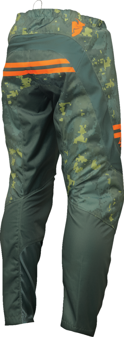 THOR Youth Sector DIGI Pants - Green/Charcoal - 18 2903-2415