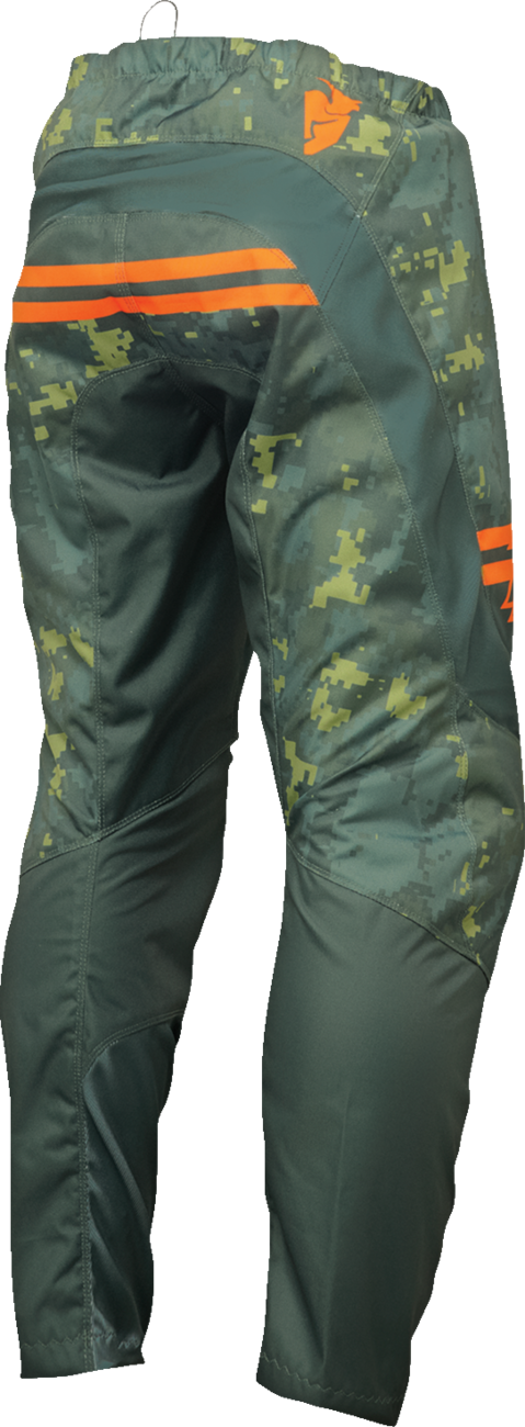 THOR Youth Sector DIGI Pants - Green/Charcoal - 20 2903-2416