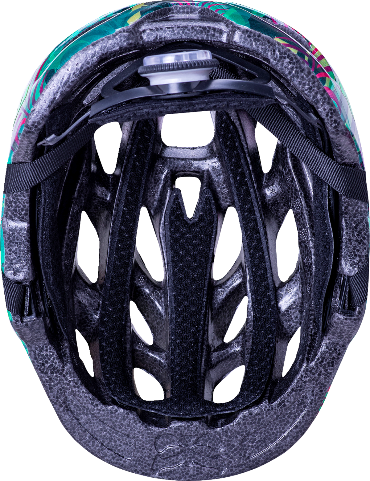 KALI Child Chakra Lighted Helmet - Jungle - Gloss Green - XS 0221022214