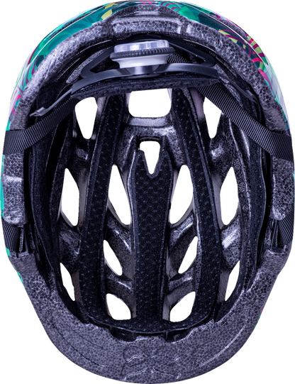 KALI Child Chakra Lighted Helmet - Jungle - Gloss Green - XS 0221022214