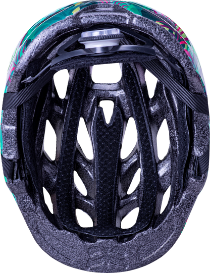 KALI Child Chakra Lighted Helmet - Jungle - Gloss Green - Small 0221022215