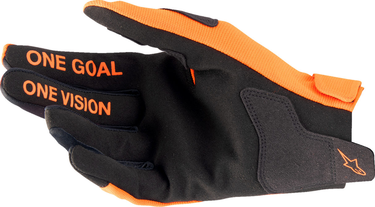 Guantes de radar ALPINESTARS - Naranja intenso/Negro - Medianos 3561824-411-M