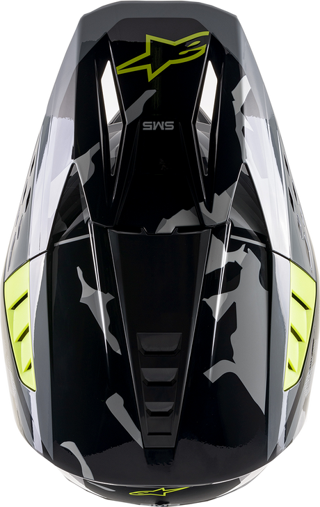 ALPINESTARS SM5 Helmet - Rover - Gray/Yellow - Medium 8303921-1592-MD
